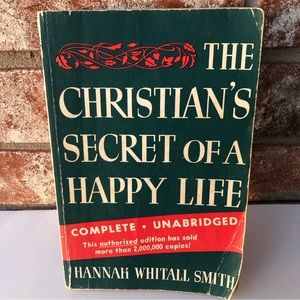 3/$12! Christian's Secret of a Happy Life Hannah Whitall Smith 1952 Paperback